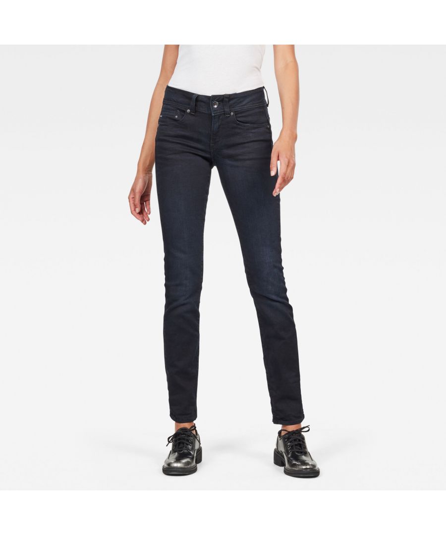 G-Star RAW Attacc Mid Waist Straight Jeans