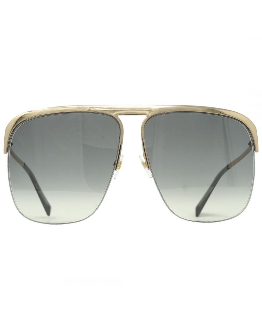 Givenchy GV7173/S J5G 9O Gold Sunglasses. Lens Width =65mm. Nose Bridge Width = 13mm. Arm Length = 140mm. Sunglasses, Sunglasses Case, Cleaning Cloth and Care Instructions all Included. 100% Protection Against UVA & UVB Sunlight and Conform to British Standard EN 1836:2005