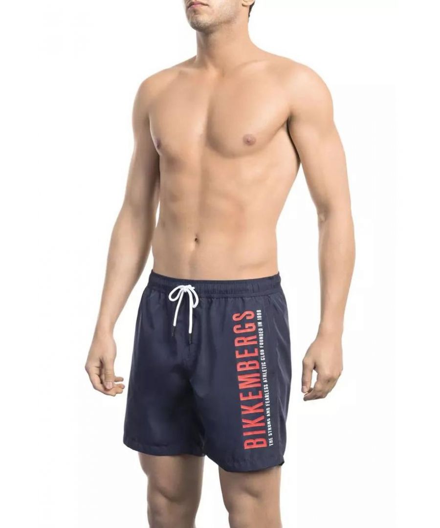 Bikkembergs Mens Blue Swimwear - Size Large