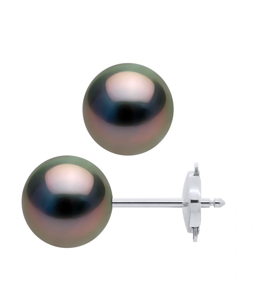 Image for DIADEMA - Earrings - White Gold and Real Tahitian Pearls