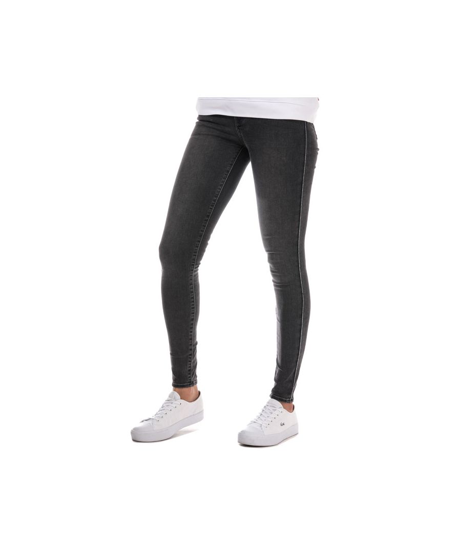 Image for Women's Levis 710 Super Skinny Zip Past Jeans in Black