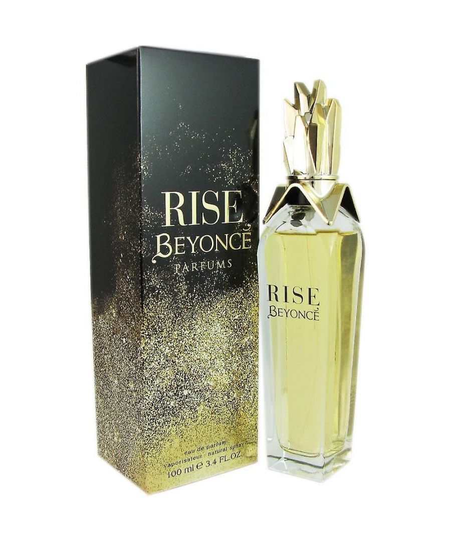 Beyonce launched Rise in 2014 as a woody musky fragrance for women. This perfume sends the message that every woman is strong and beautiful inspired by Beyonce s inner strength. As the name Rise indicates it s all about the female power. It is described as a charming intoxicating and addictive scent. It opens up with apricot Italian bergamot and iced basil sorbet but the main accord of the scent is orchid called Golden Symphony. These notes are then mixed with freesia and Sambac jasmine flowers finishing with a warm velvety and sensual blend of autumn woods cashmere musk and vetiver. Even the tall elegant goldenlooking bottle with the ascending golden crystals represent graceful feminism. This incredibly gorgeous rich composition is perfect for any occasion.