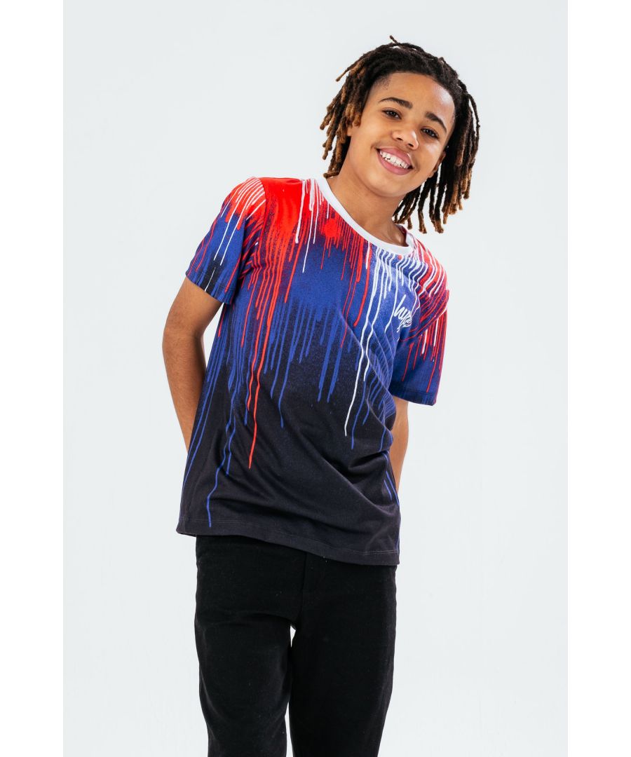 Make A Statement In The Hype Boys Sporting Drip T-Shirt.Designed In Our Standard Kids Tee Shape With A Soft Touch Fabric Base For The Ultimate Comfort. Finished With A Crew Neckline And Short Sleeves. Wear With Jeans And Jacket For A Casual-Smart Fit Or Joggers For A Casual Look. Machine Wash At 30 Degrees.
