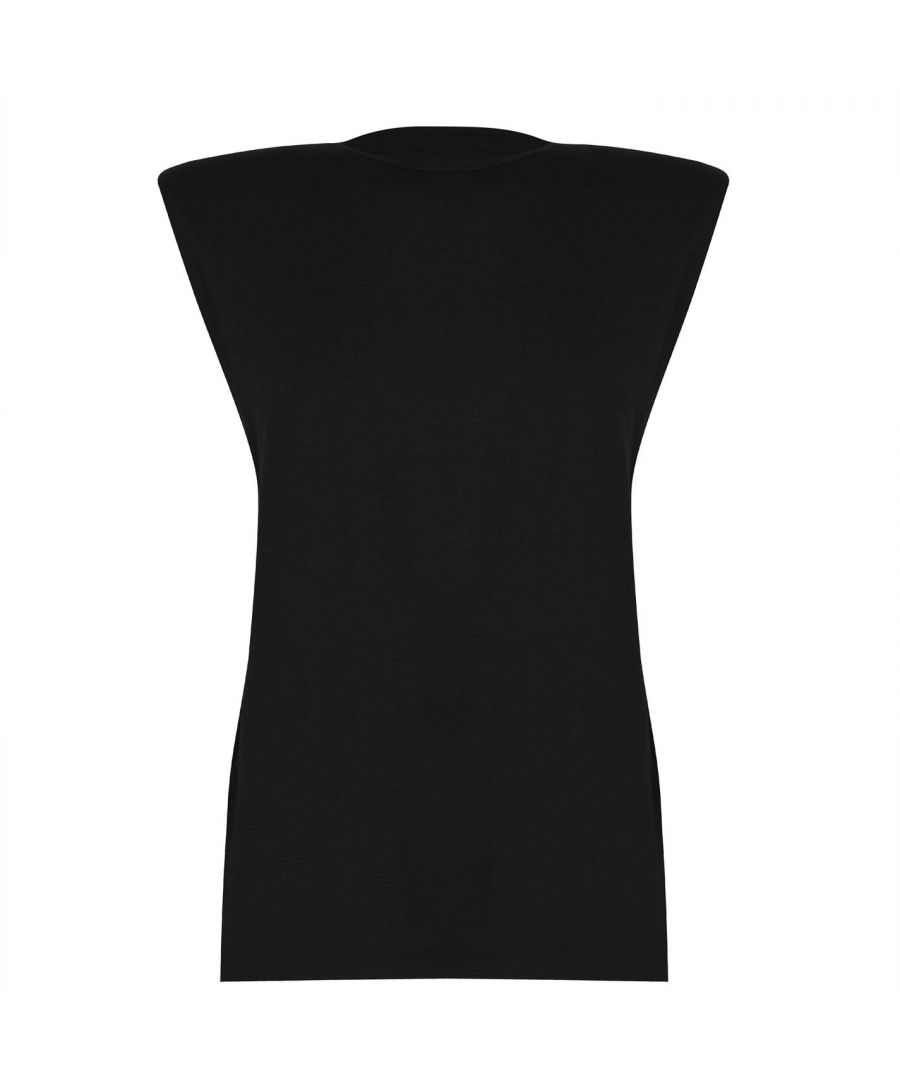 Image for Firetrap Womens Padded Shoulder Sleeveless Top