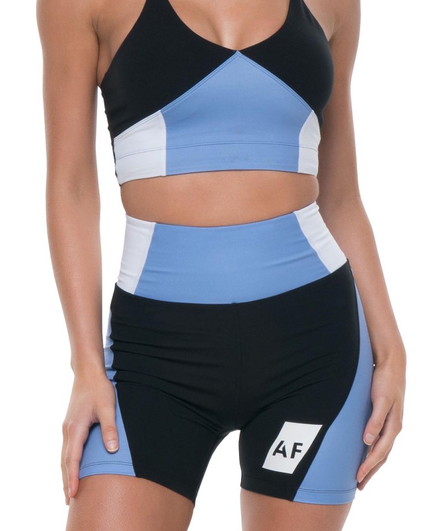 Image for Azura Fit Original Bike Shorts Black/Blue/White