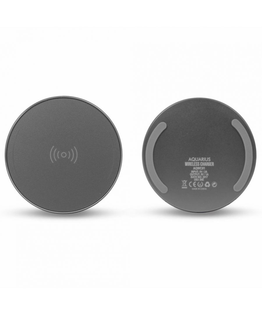 Image for Aquarius Wireless Charger Round Space Grey