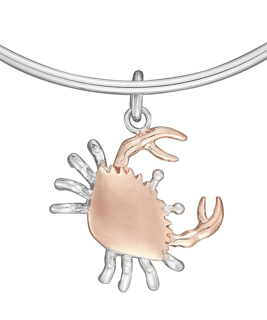 Image for Anne Jolie  Rose Gold Crab Charm Expandable Bangle