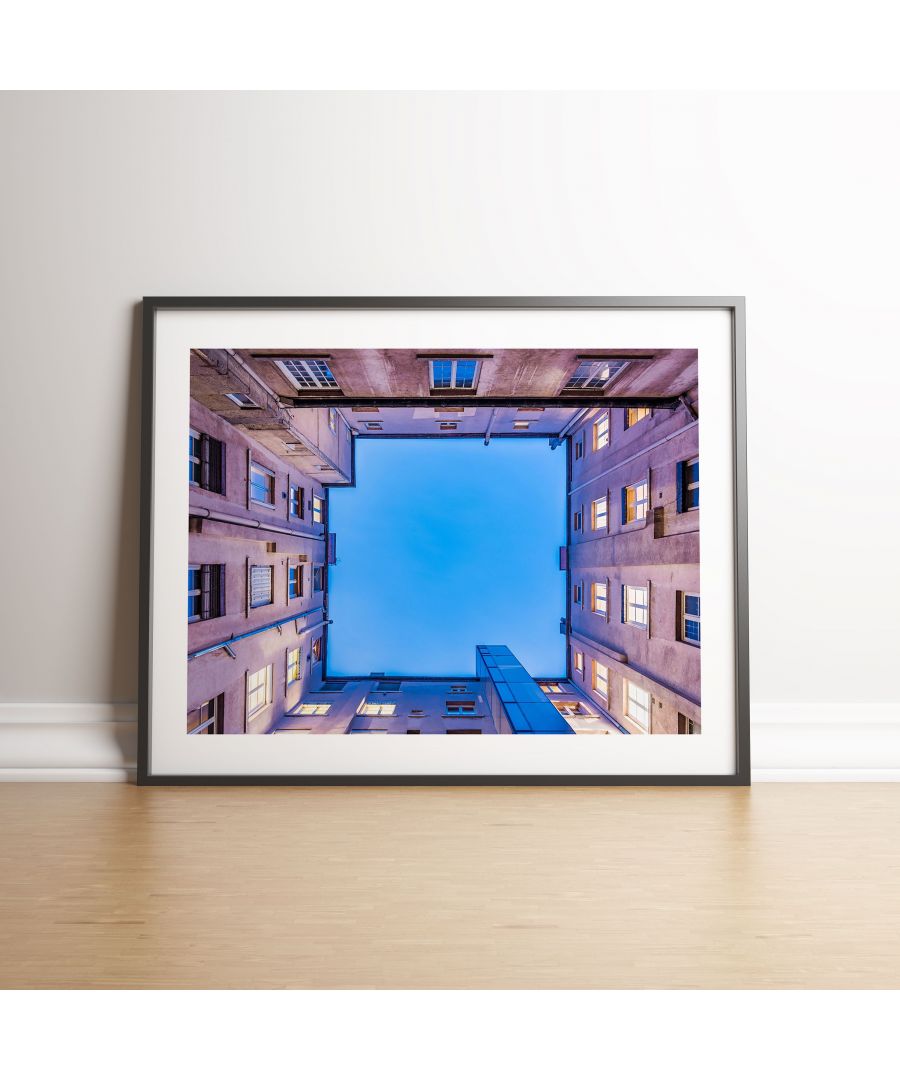 Image for Architectural Building Vertical View - Black frame
