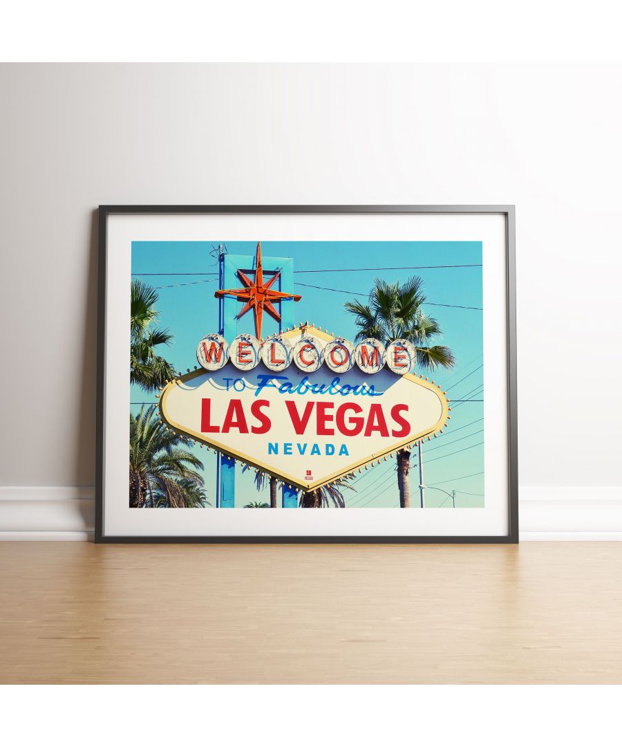 Image for Las Vegas Street Sign - Black frame