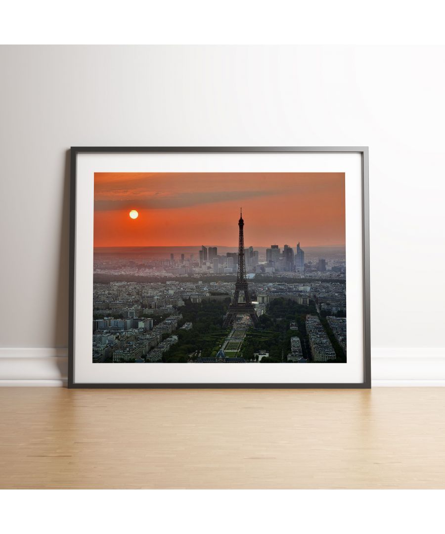 Image for Paris Cityscape - Black frame