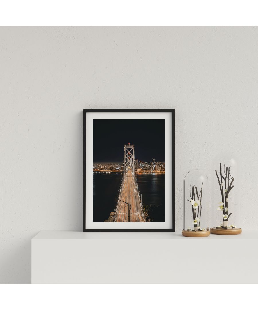 Image for Illuminated Bridge - Black frame