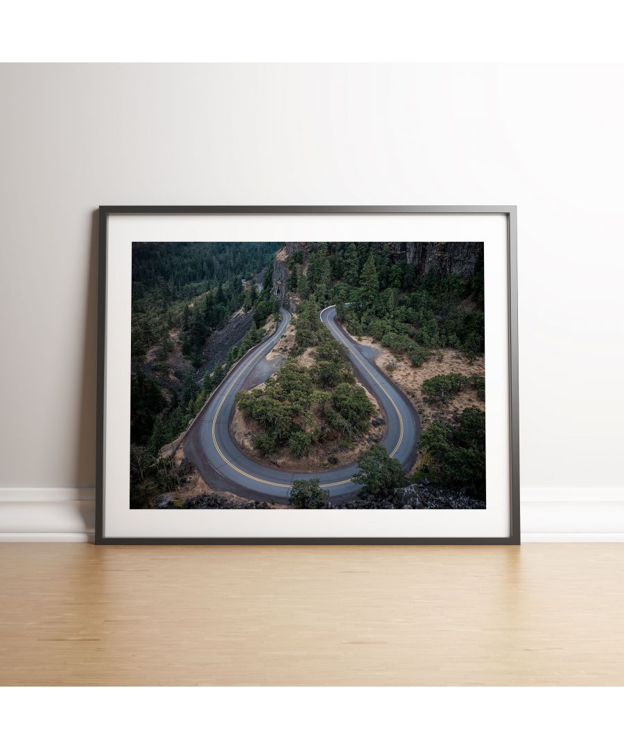 Image for Winding Mountain Road - Black frame