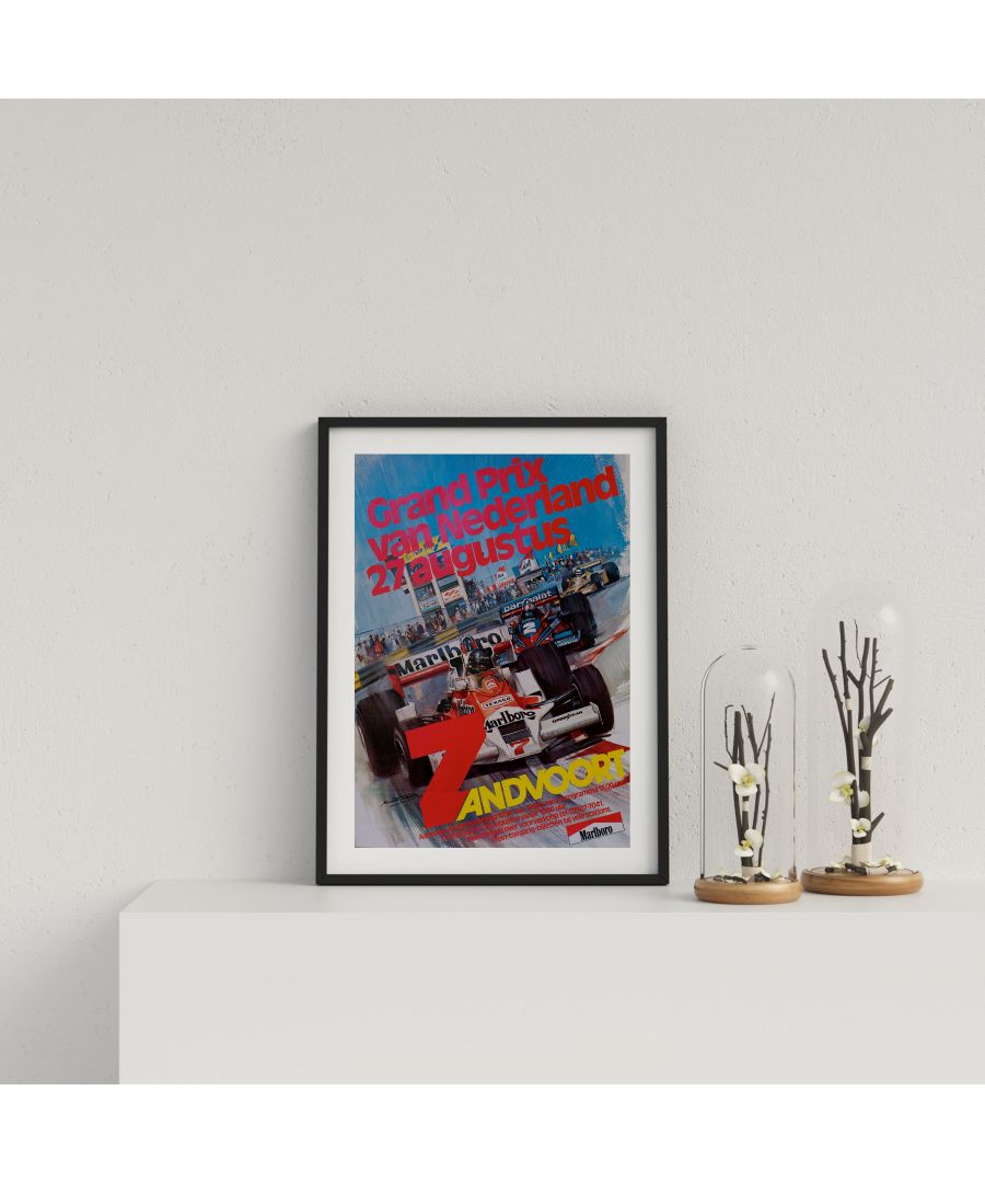 Image for Retro Netherlands Grand Prix c.1980's - Black frame