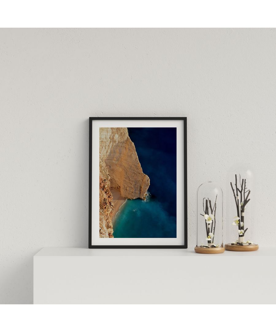 Image for Secluded Beach Cove - Black frame