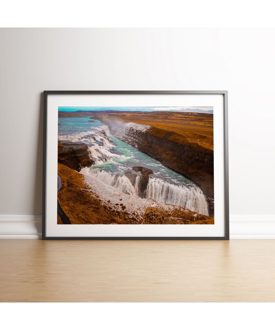 Image for Iceland Waterfall B - Black frame