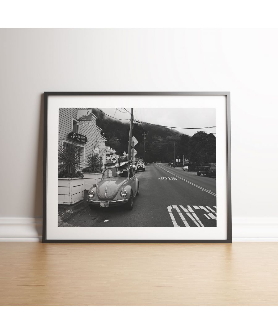 Printed on 240gsm Matte Ultra white paper, offering a smooth finish with ultra vivid colours. All of our frames are FSC certified and handmade in the UK by our qualified framers.The frames are professionally finished and ready to hang. We use Clarity + premium synthetic glazing.  The wood measures 20mm face x 22mm depth.