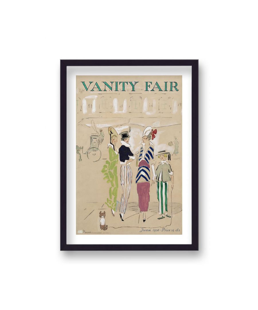 Image for Vintage Vanity Fair Publication Cover Fashion - Black Frame