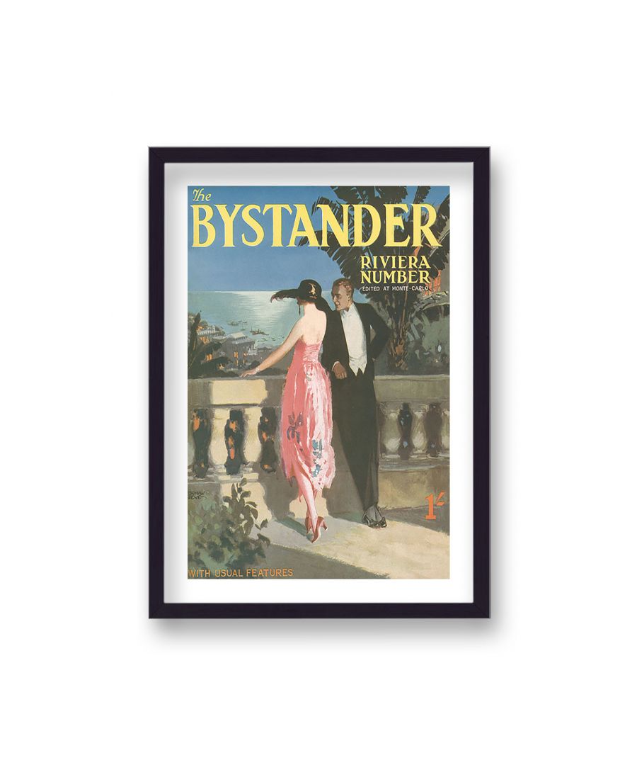 Image for Vintage Publication Print The Bystander Riviera Number Monte Carlo - Black Frame