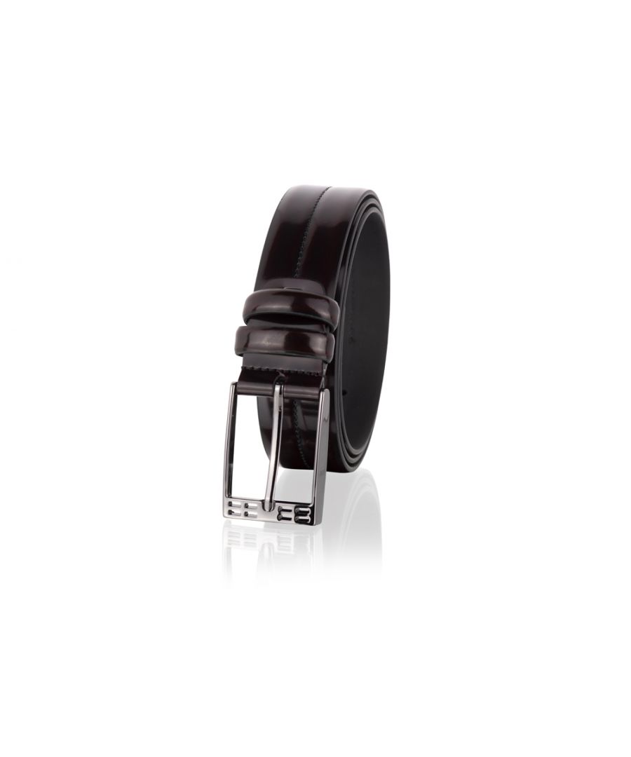 Woodland Leathers Black 35mm Men's 