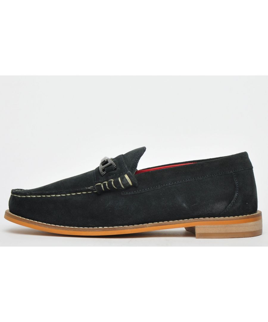 Base London Carriage Suede Mens - Navy - Size 11
