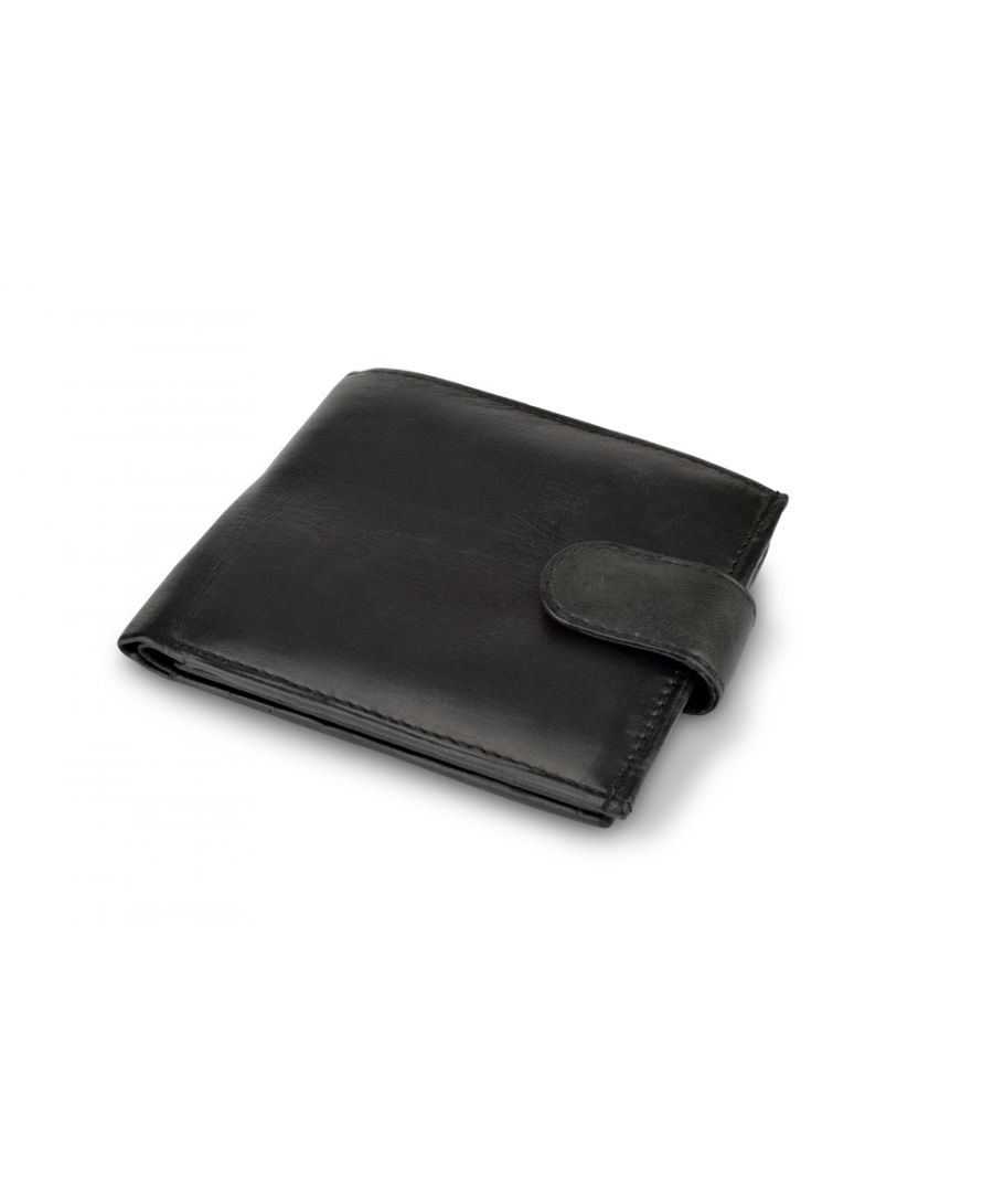 Image for Woodland Leather Black Bi Fold 4.5