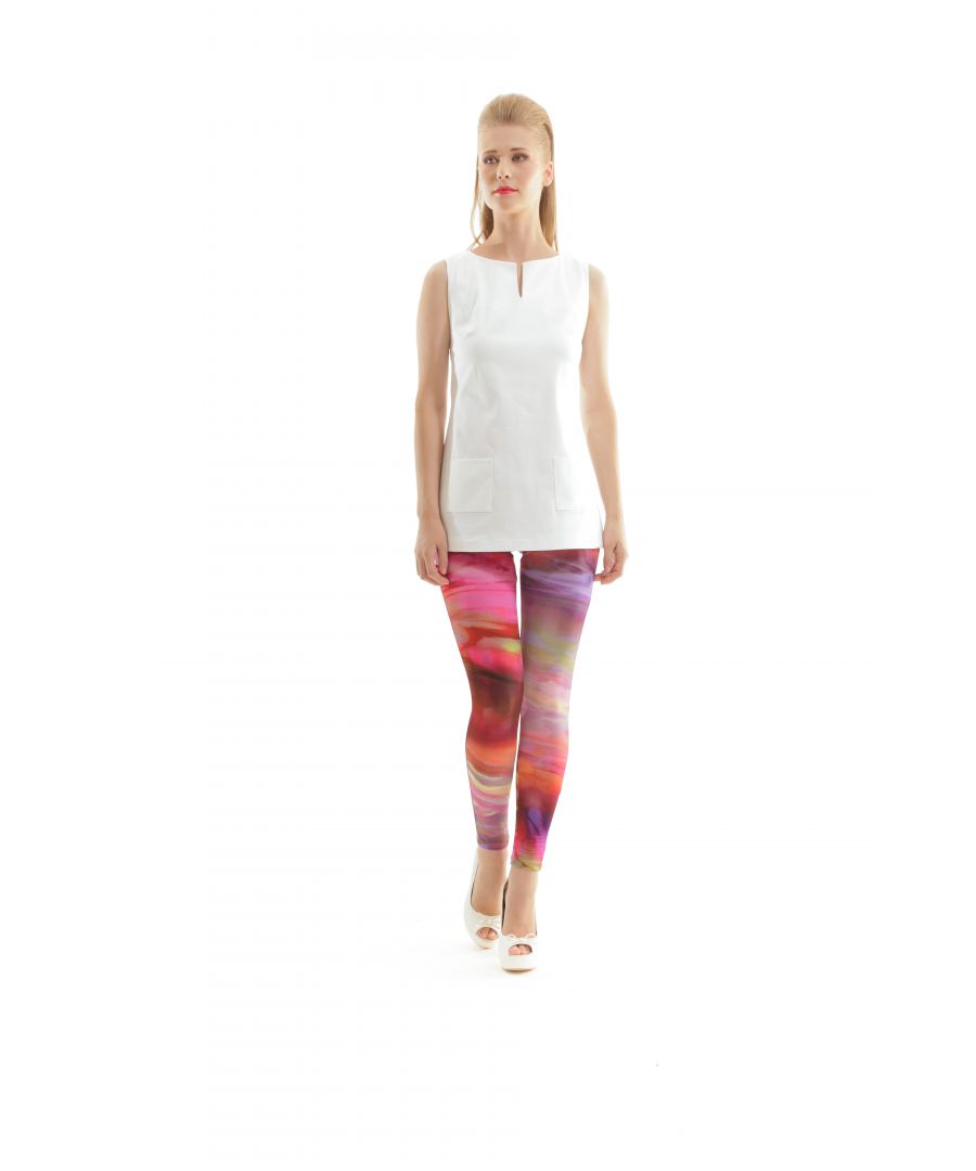 Image for Silky Stretch Print Pants