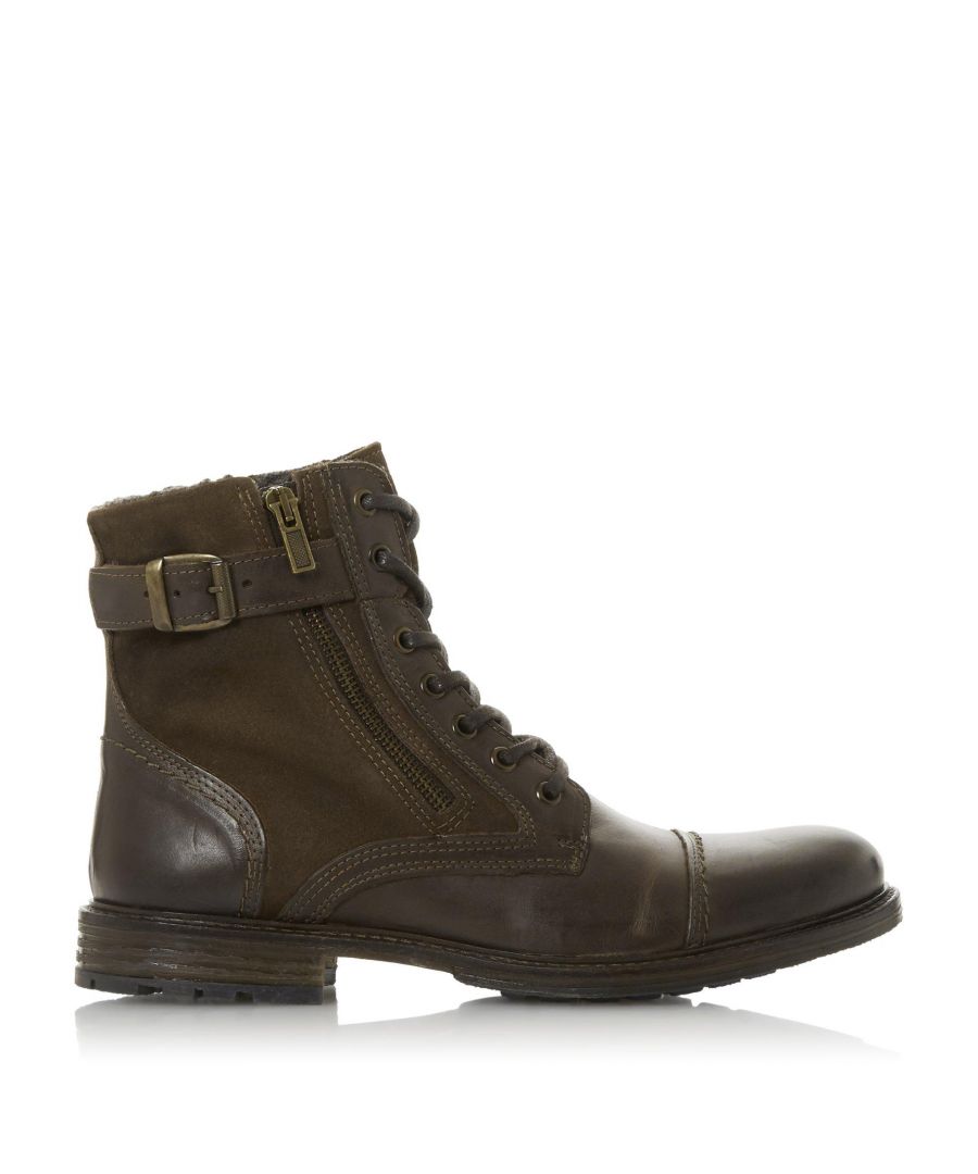 dune brown mens boots