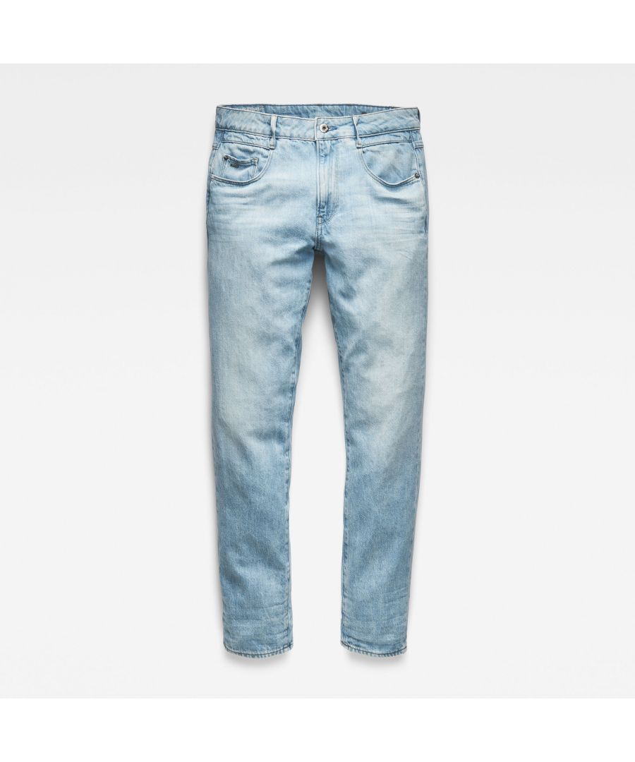 Mid waist. Regular rise. Regular waistband. Narrow from knees to hems. Zip & button closure. The Radar Mid Waist Boyfriend Tapered Jeans are cut from a Cradle to Cradle Certified™ Gold G-Star Denim Fabric, a world's 2nd after our 1st which was launched in February 2018.  This season Kir Denim O got even more sustainable by being dyed with a minimal number of indigo dips in order to create a fresh summer look. The Radar Jean features lowered pockets front and back for a low-slung look. Fine-gauge stitch-work unites authentic construction with refined design. This version features an updated boyfriend tapered fit. Developed with RFTPi-Raw for the Planet Indigo-world’s cleanest indigo dyeing process, formulated in partnership with DyStar®, G-Star and Artistic Milliners in order to save water, chemicals and energy and leave a clean and recyclable water effluent. Designed to save additional 75% of water and 20% energy during fabric dyeing stage compared to world's most sustainable denim we launched in February 2018.