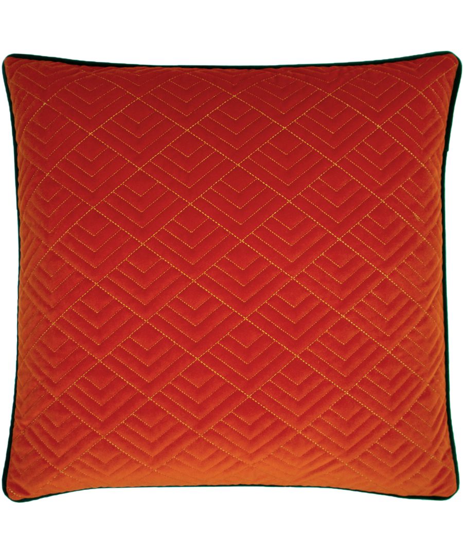 furn. Deco Cushion - Rust - Size 50cm (w) x 50cm (l)