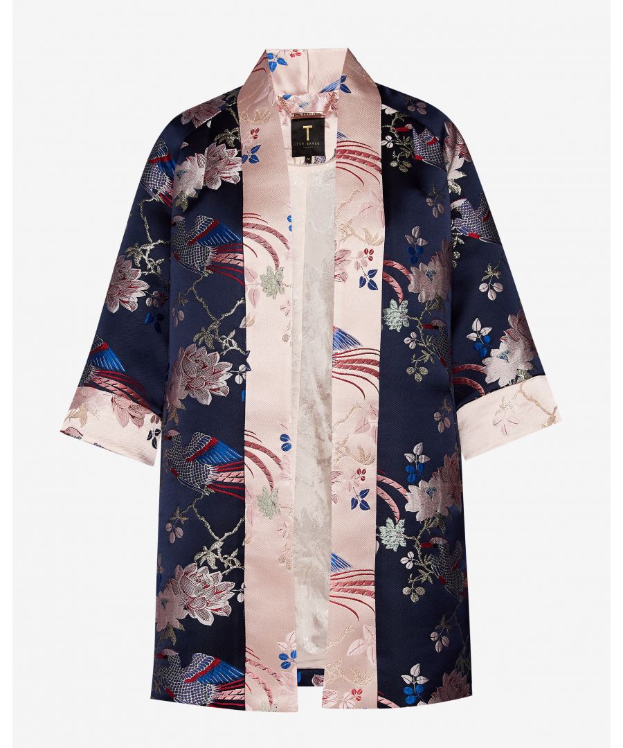 Chinoiserie Jacquard Kimono