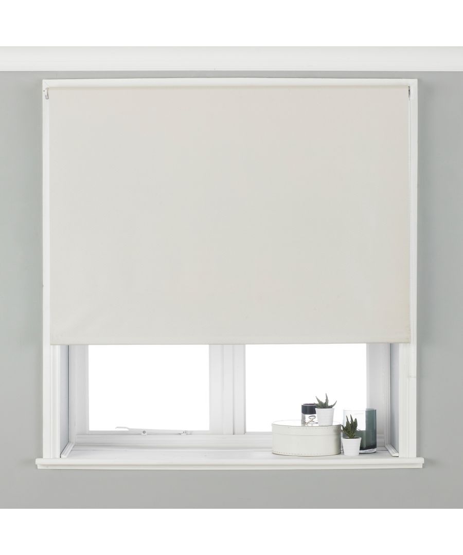The Eclipse Roller Blinds feature a plain surface texture in a variety of modern colours. Featuring a 3-Pass blackout technology, these blinds are excellent when it comes to their hard-wearing properties. Made of 100% Polyester, Eclipse doesn’t stain easily and is sponge clean only. The Eclipse Blinds are an adaptable design and can be fitted above or inside a window recess; they arlso include fixing brackets, screws, wall plugs and easy to follow instructions. Adjustable beaded chain pull cord with built-in child safety device.
