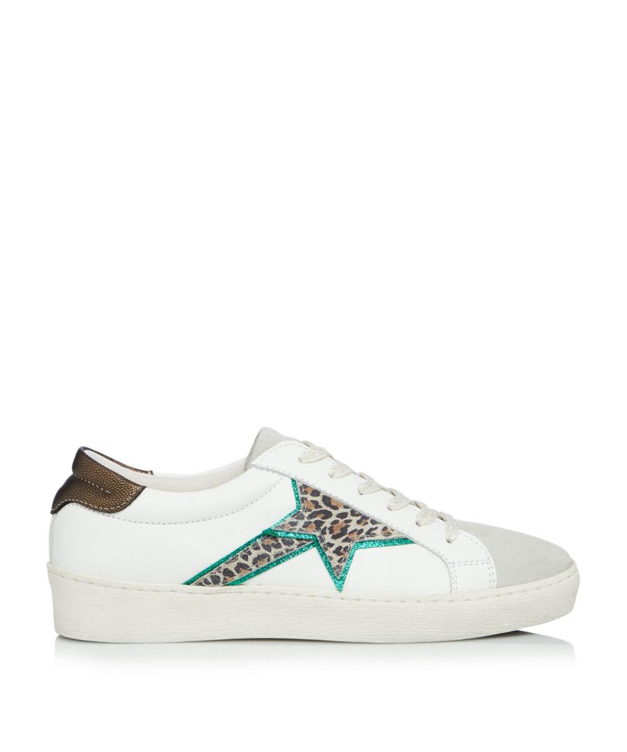 Image for Dune Ladies EMBLAZED Shooting Star Lace Up Trainers