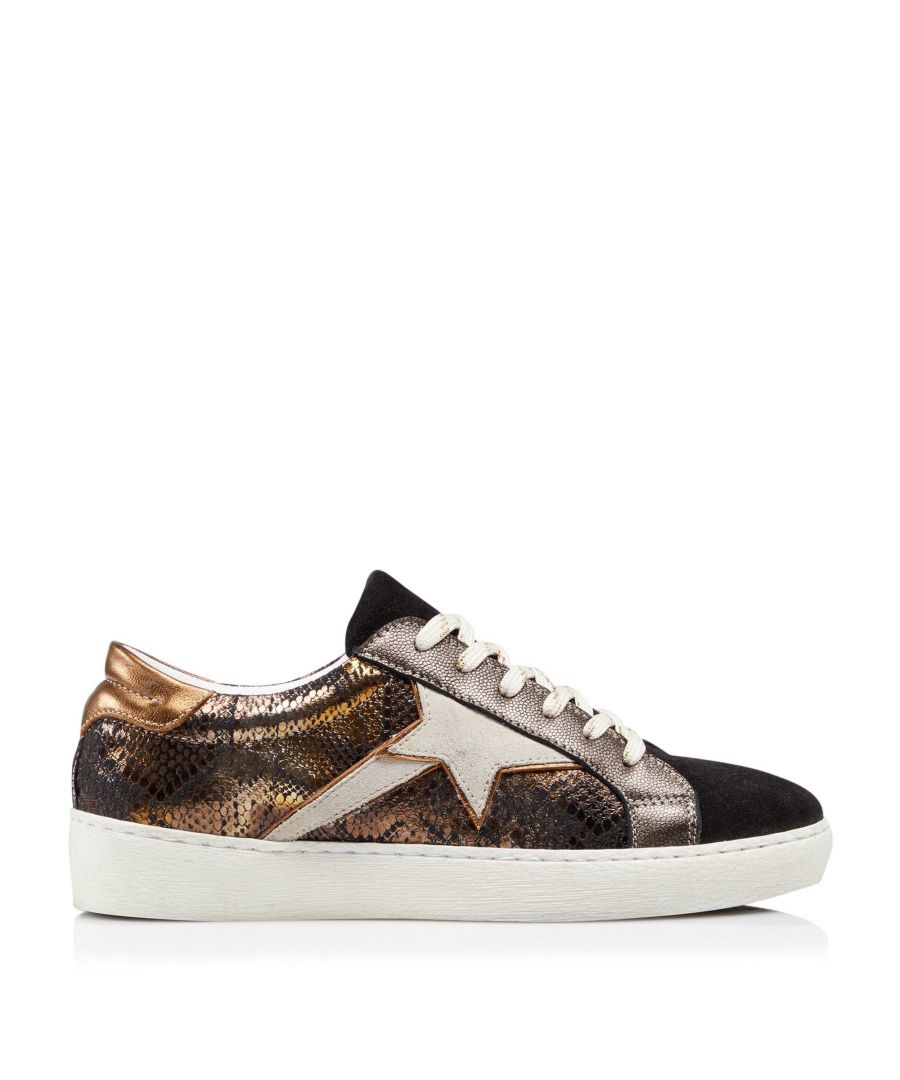 Image for Dune Ladies EMBLAZED Shooting Star Lace Up Trainers