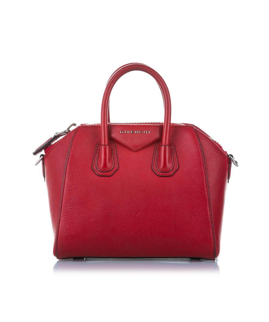 Givenchy preowned Womens Vintage Antigona Leather Satchel Red - One Size