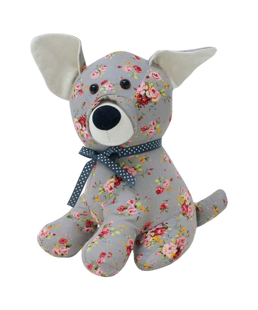 Floral Dog Doorstop