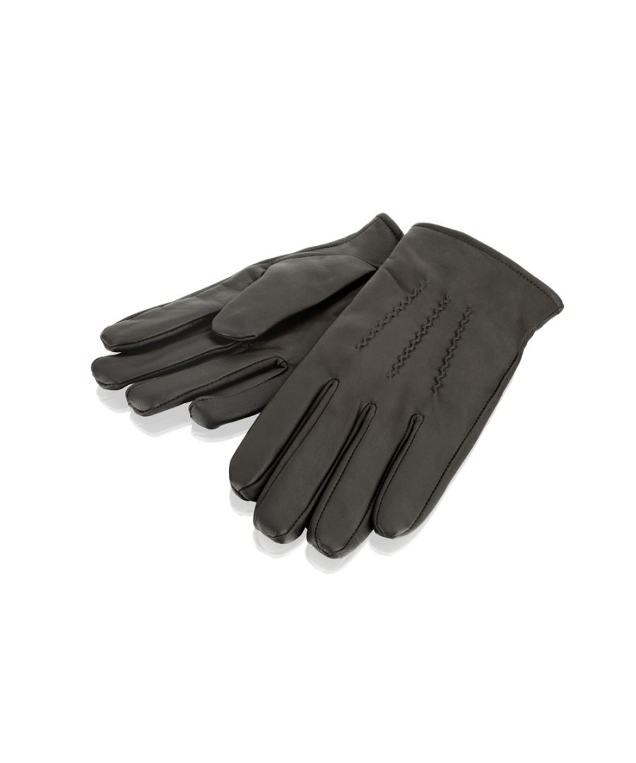 mens gloves with fleece lining