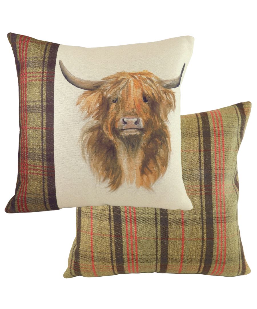 Image for Hunter Highland Cow Cushion