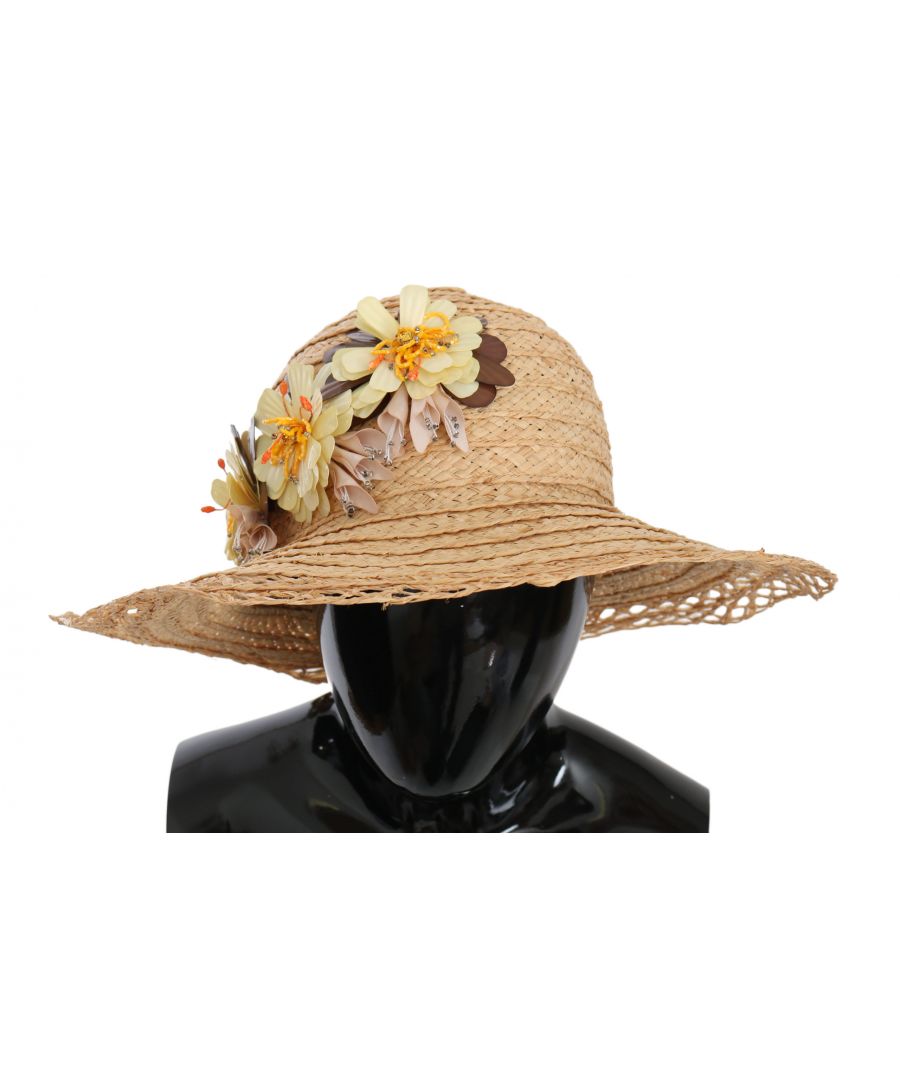 Dolce & ; Gabbana Gorgeous brand new with tags 100% Authentic Dolce & ; Gabbana Hat Model : Floral Bucket Hat Color : Beige Material : 100% Raffia Logo Details Made in Italy