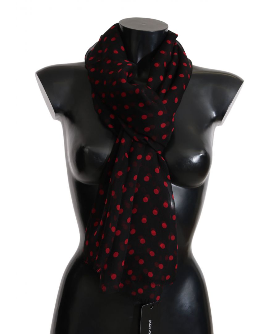 Dolce & ; Gabbana Gorgeous brand new with tags, 100% Authentic Dolce & ; Gabbana scarf wrap Gender : Women Color : Black Red Material : 100% Silk Logo details Made in Italy Size : 200cm x 60cm