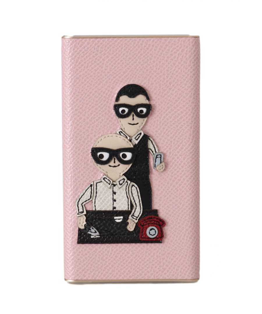 Image for Dolce & Gabbana Charger USB Pink Leather #DGFAMILY Power Bank