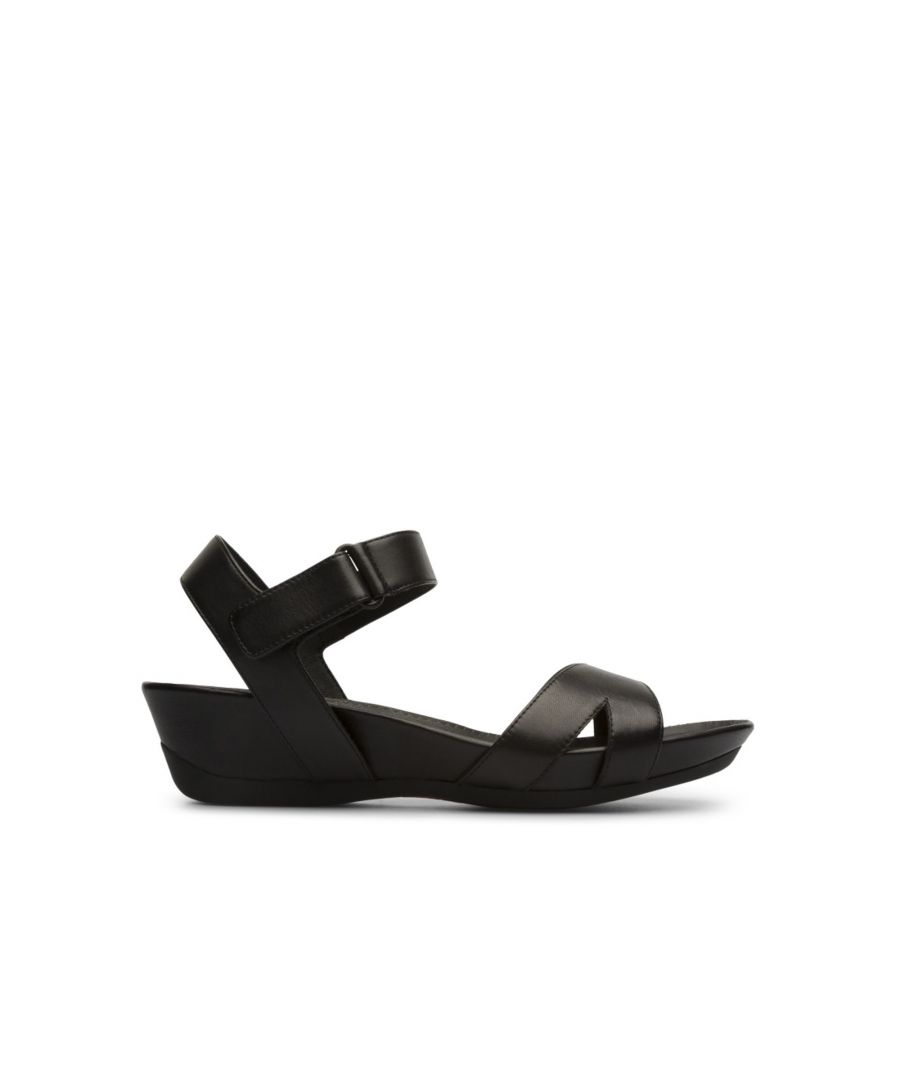 Black women's full-grain sandal with TPU outsole.\n\nOur Micro sandals are a modern classic, combining clean design with full grain leathers and unique color options.