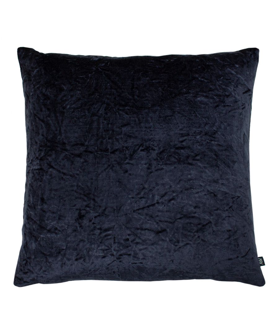 Kassaro, an opulent crushed velvet is extravagant and sophisticated this beautiful multi purpose plain has a sumptuous handle. This cushion design is perfect to compliment an array of textures and tones.