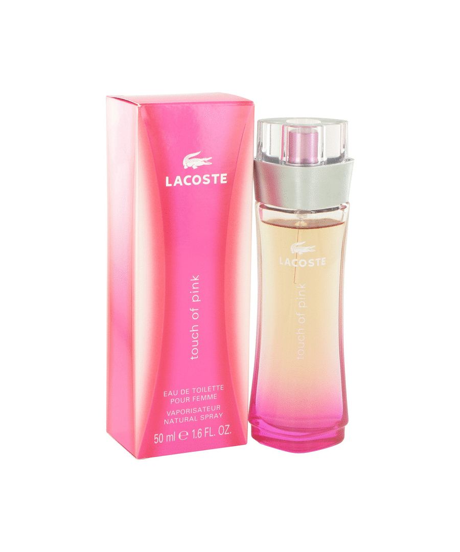 lacoste womens touch of pink eau de toilette spray by 50 ml - multicolour - one size