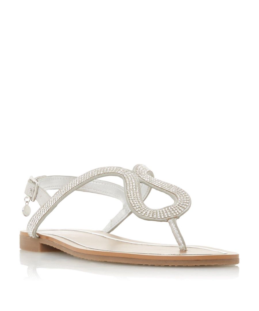 dune diamante flip flops