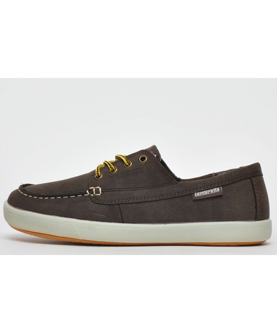 These Lambretta Vulcan Boater deck style shoes have been created with premium synthetic uppers and a soft inner creating an on-trend style setting the bar this season. <p style=