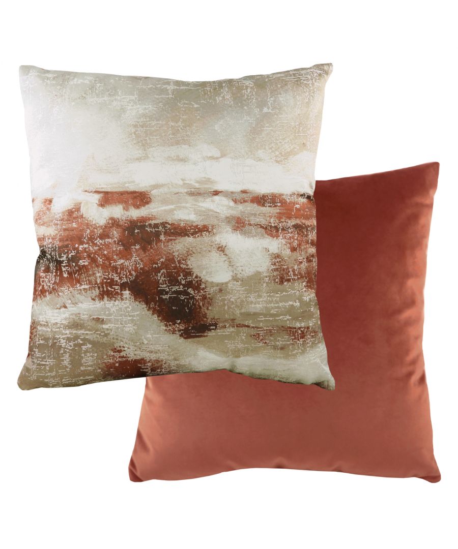This beautiful landscape cushion is the perfect addition to your home, with an abstract, intricate and delicate landscape design paired with the luxe velvet feel reverse this cushion will add sophistication and interest into your interior.