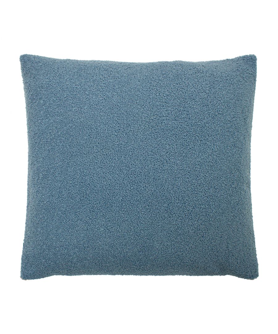 Add layers of natural texture to your living room or bedroom décor with this luxuriously soft shearing-feel fleece cushion. Its tight, curly wool-like pile will instantly add warmth and sheer comfort to your home, and make this a pleasure to touch. Style with cosy accessories and textures to create a naturally snug space.