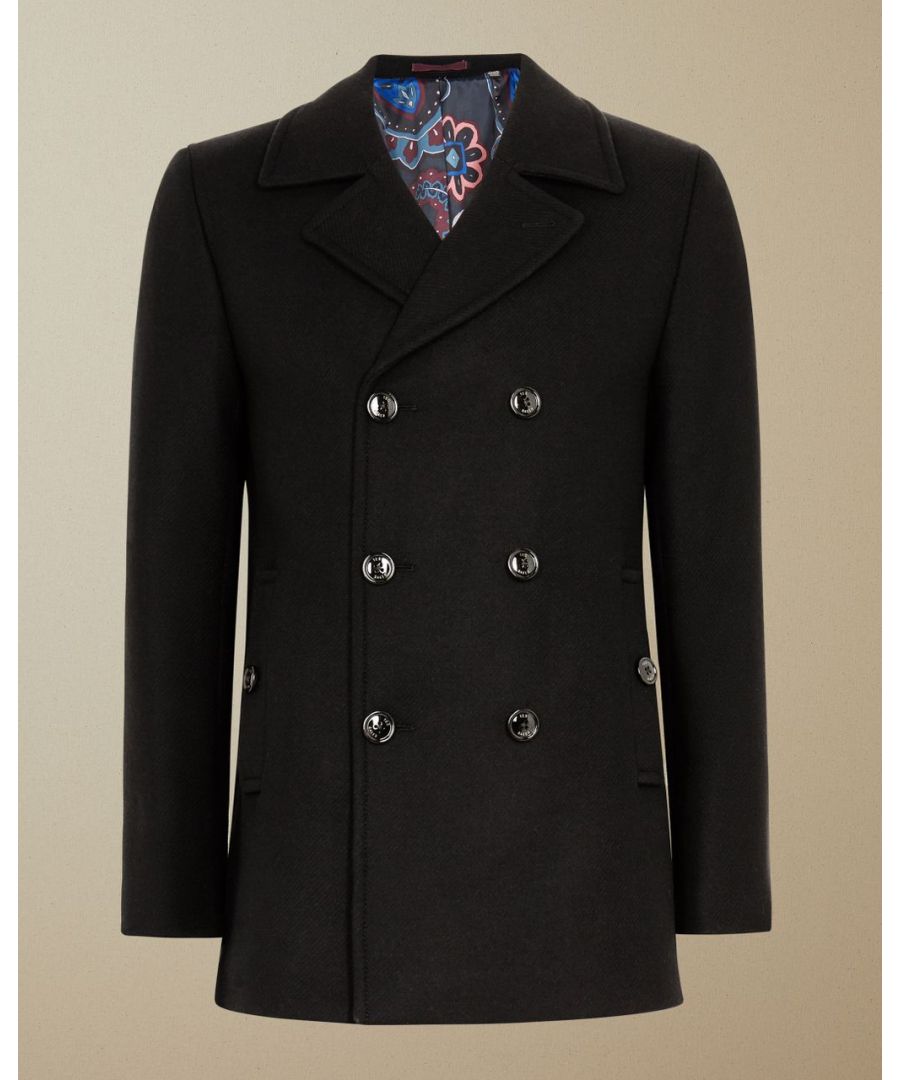 ted baker wadded wool overcoat