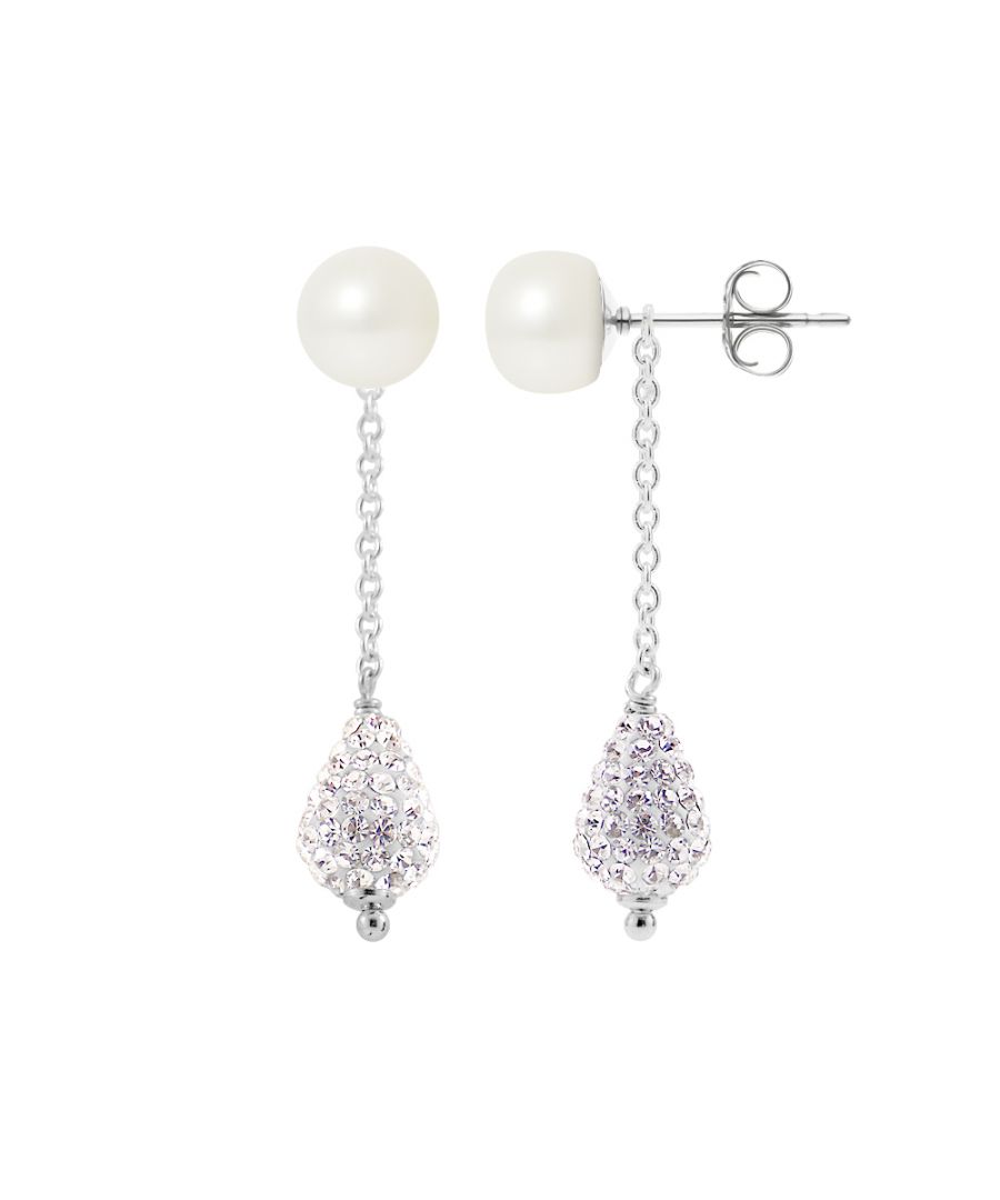 Image for DIADEMA - Earrings - Collection Crystal Pearl