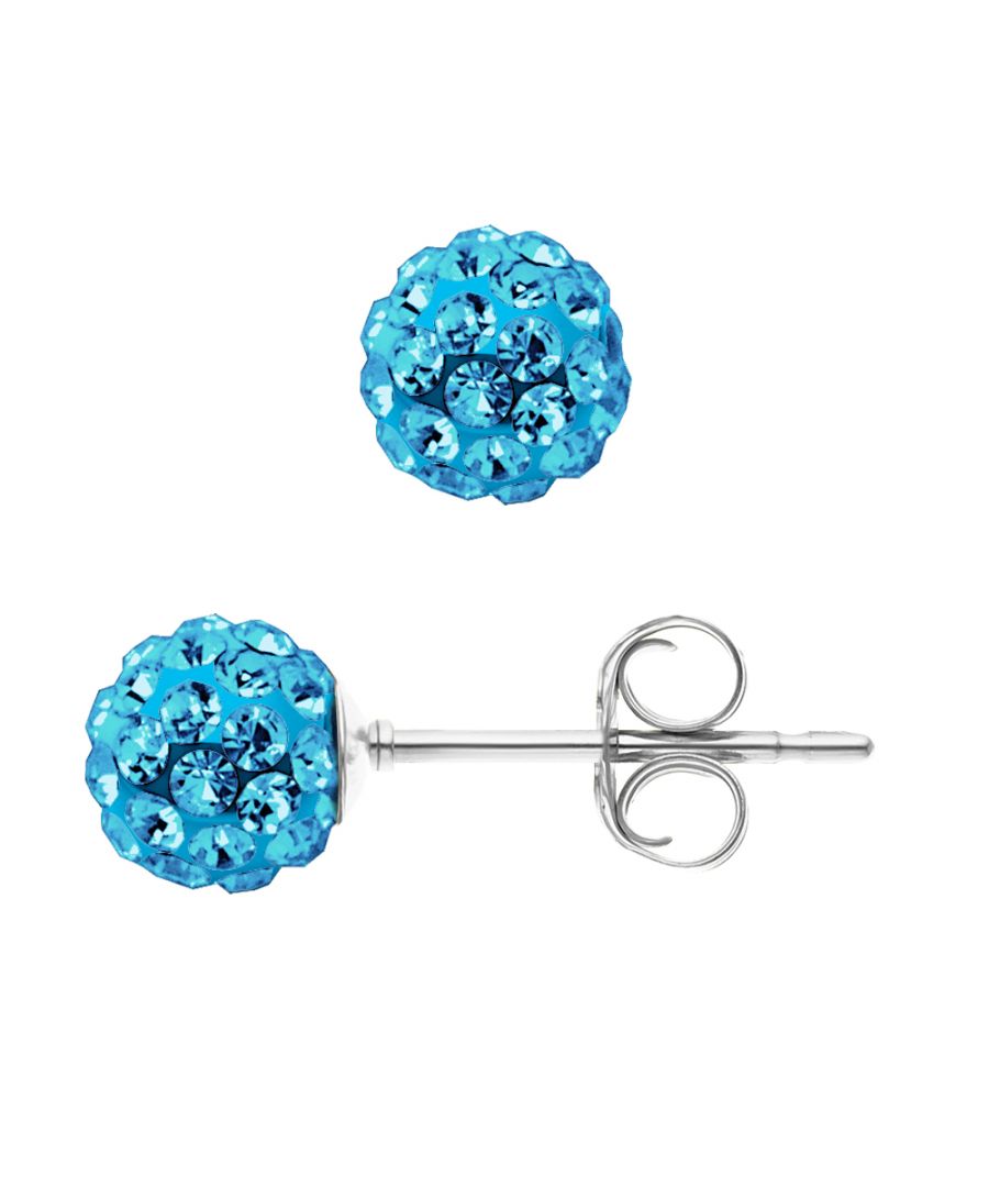 Image for DIADEMA - Earrings Crystal Blue - Collection Crystal Pearl